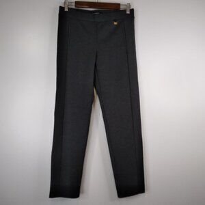 Ellen Tracy Stretch Gray Pull on Pants Size M